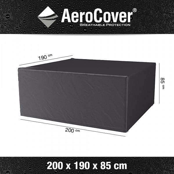 Ochranný obal na jídelní set čtverec 7915 Aerocover 200x190x85 cm