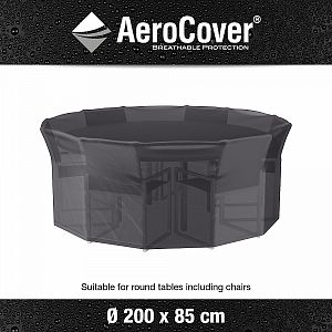 Ochranný obal na jedálenský set okrúhly 7912 Aerocover Ø200x85 cm