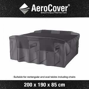 Ochranný obal na jídelní set čtverec 7915 Aerocover 200x190x85 cm