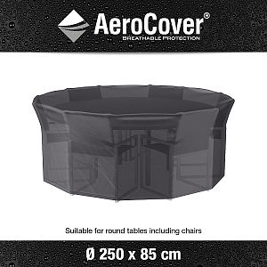 Ochranný obal na jídelní set kulatý 7919 Aerocover Ø250x85 cm