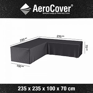 Ochranný obal na rohovou sedačku 7940 Aerocover 235x235x100 v.70 cm