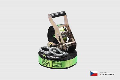 Slackline set STEP 12 m, šíře 35 mm VÝPRODEJ