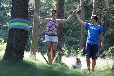 Slackline set ZEN 35 m, šíře 25 mm