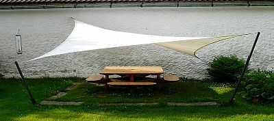 Stínící plachta - obdélník 3 x 5 m (slunečník)