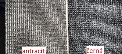 Vadný kus stínící plachta - čtverec 5 m (slunečník) antracit