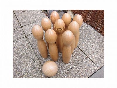 Záhradné kolky drevené 35 cm BOWLING