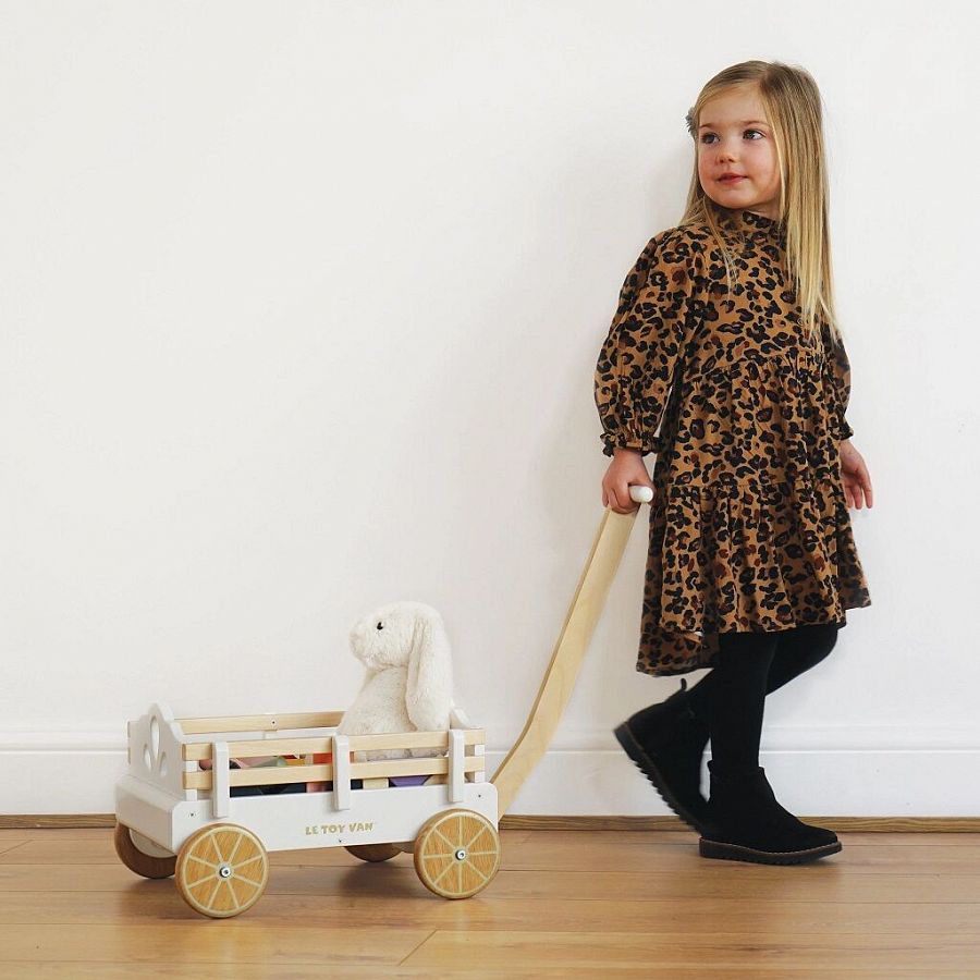 Dřevěný dětský vozík na hračky Le Toy Van
