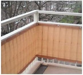 Balkónová zástěna na zábradlí 500 x 80 cm VÝPRODEJ